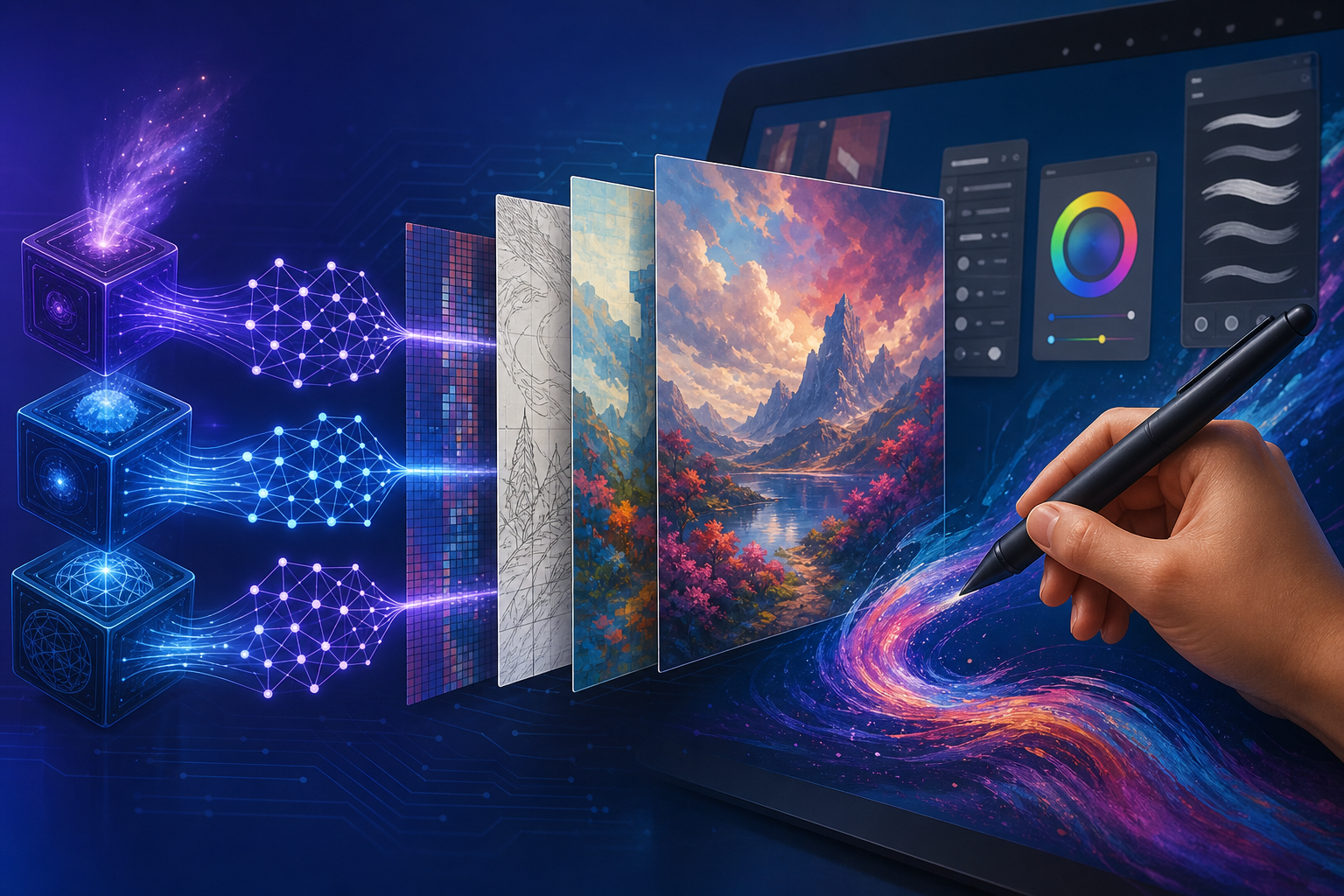 Midjourney、DALL-E、Stable Diffusion对比指南：AI绘画工具怎么选？