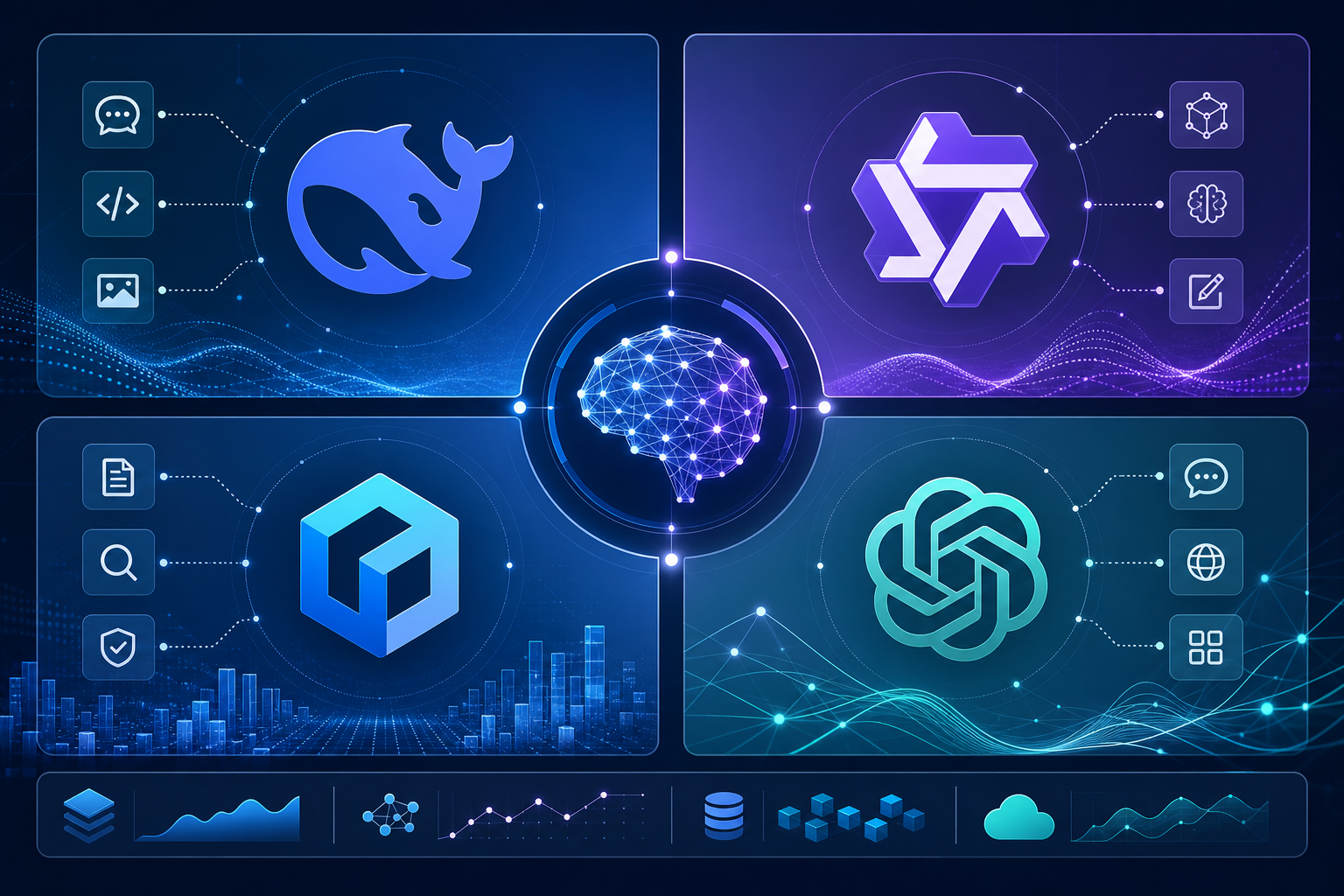 国产大模型DeepSeek、通义千问、文心一言与GPT对比分析:能力、场景与API选型指南